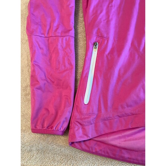 NIKE Golf Bright Pink Hooded 2-Way Zip Lightweight Jacket Size S (Bx 19) - Picture 7 of 11